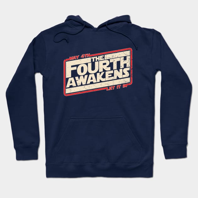 The 4th Awakens Hoodie by Hoogie Tees